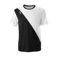 Wilson Tennis Tshirt Team II Crew black/white Men